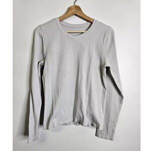 OQQ Women's 1 Piece Top Ribbed Seamless Workout Exercise Size Large